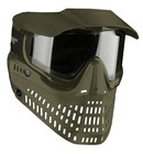 Jt Proshield Paintball Mask With Clear Thermal Lens - Olive  23126 