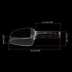 Ice Scoop Pc 9 45x2 36  Small Ice Maker Flour Cereal Sugar Handle Shovel