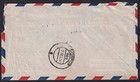 Burma 1950 Registered Cover  Provisional Rangoon Overprint Over Mamyo Label
