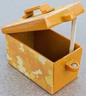 Snag The Tag 3d Ammo Can Geocoin - Fire Orange - Activated   Adoptable - Tbavf21