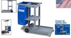 Durable Janitorial Cart With 25-gallon Bag - Efficient Cleaning Solution 45x19