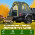 Pickup Truck Tent Pu2000mm For 5 5-6 0ft Portable Truck Bed Tent With Rainfly