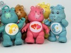 Vintage 1983 Kenner Care Bears Poseable Figure Lot Of 9 Agc Pvc Bears Rare