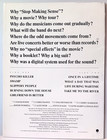 Talking Heads - Stop Making Sense Booklet 1984
