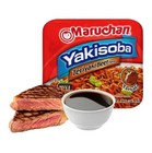  6 Pack  Maruchan Yakisoba Teriyaki Beef Flavor Noodles 4oz Shelf Stable Package