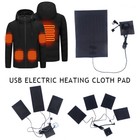 Usb Clothes Heater Pad Adjustable Electric Heating Sheet Heating Warmer Pads    