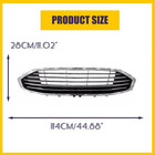 Front Bumper Upper Grille With Chrome For 2019 2020 Ford Fusion Ks7z8200ac Ks7z8