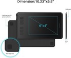 Huion H640p Digital Drawing Tablet And Battery Stylus Pen