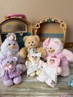 Vintage Briarberry Bears Woodland House Playset Family Lot W  35  Pieces