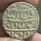 Mughal Empire Shahjahan Silver Rupee  Ahmadabad Mint  Ah 10 40 ry4 4 Line Legend