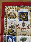Christmas Carol Ulster Weavers - 12 Days Of Christmas Irish Linen Tea Towel Nwot