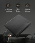 Genuine Leather Slim Bifold Wallets For Men Minimalist Mens Wallet Rfid Blocking