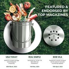 Utopia Kitchen Compost Bin For Kitchen Countertop - 1 3 Gallon Compost Bucket