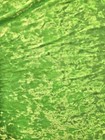 4 Way Stretch Fabric By Yard    Neon Green  Chrush Velvet Spandex Fabric 