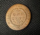 1863 Cwt Turban Head Millions For Defense Not One Cent For Tribute Rare Au Nice