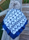Cloud Island Sloth Lovey Security Blanket White Blue Arrow 