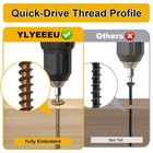Wood Structural Lag Screws  14 X 3  Torx Drive Deck Screws 54pcs Wood Lag