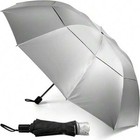 62 - Inch Upf 50  Compact Golf Umbrella - Windproof  Waterproof For All