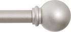 Kenney Chelsea Ball End Window Curtain Rod  28-48 quot   Brushed Nickel 