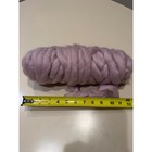 Chunky Lavender Roving Yarn For Arm Knitting Giant Wool Style Soft Purple 11in