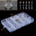 1box 15 Kinds Silicone Nose Pads Spare Replacement Kit For Eyeglasses Sunglass 