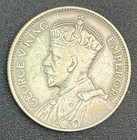 1934 Fiji 1 Shilling  500 Silver 360k Minted Km 4 George V Scarce World
