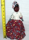 Dark Skin Vintage Doll 13  Folk Art Handmade Hand Crafted Mickey Mouse Dew Rag