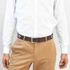 Woven Polo Belt Hand Made Lightweight Vegetable-tanned Leather Polo Belt Unisex