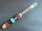 Handmade Tuareg Dagger West Africa Sahara Tribal Leather Metal Knife 9 5 