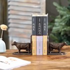 Cow Bookends Decorative  Farmhouse Antique Book Ends  Set Of 2