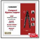15 In  Compact Bypass Lopper - Efficient Garden Cutting Tool