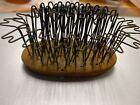 Vintage Blue Ribbon Flower Holder Frog Metal Wire Cuyahoga Falls
