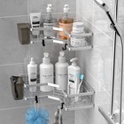 Corner Shower Caddy Shelf Rack  2 Pack Adhesive Shower Organizer Essentials -   