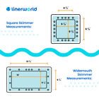 Skimmer Box Kit For Above Ground Pool - Square Or Widemouth Rectangle