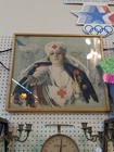      Framed 21 x25  1918 Original Wwi Red Cross Nurse Poster By Harrison Fisher