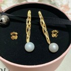 Tous Pearl-colored Earrings Elegant Jewelry Accessories Bear F390