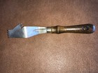 Vintage Crab Jack Hand Cultivator Gardening Weeding Hardwood Handle Tool