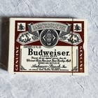 Budweiser Playing Cards Deck Genuine Anheuser-busch Beer Collectible Sealed 2016