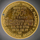 1961 Mobile Alabama 250 Year Anniversary Half Dollar Souvenir Token 34mm