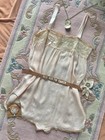 Antique Silk   Lace Step-in  Marked Size 38  Fits M