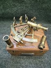 Nautical Brass 8   Sextant Maritime Navigation Instrument Working Sextant German