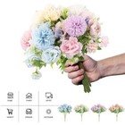 Silk Peony Artificial Fake Flowers Bunch Bouquet Home Wedding Party Decor Hot Us