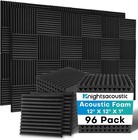96 Pack Sound Proof Foam Panels For Walls  1 X 12 X 12 Inches Acoustic Foam P   