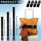 4 Pack Luggage Straps For Suitcases  Adjustable Travel Belt To Add A Bag  Sui   