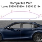 Black Window Trim For Lexus Es 2019-2025 Window Chrome Delete 19-25 Es Seriesvie
