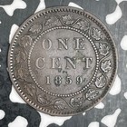 1859 Canada Large Cent Lot n0292 Nice 