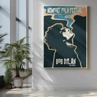 Bob Dylan 1965 Newport Folk Festival Vintage Concert Poster  Bob Dylan 24x36
