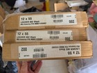 Lot Of 3 Pair Mid America 12x55 Black Louver Vinyl Exterior Window Shutters