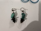 Eight Pairs Vintage Estate Earrings  Southwest Native Sterling Silver Turquoise2