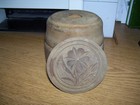 Old Sunflower Wood Butter Mold